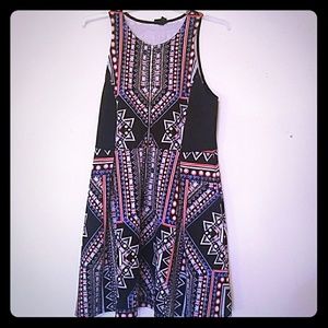 Zipper Skater Dress